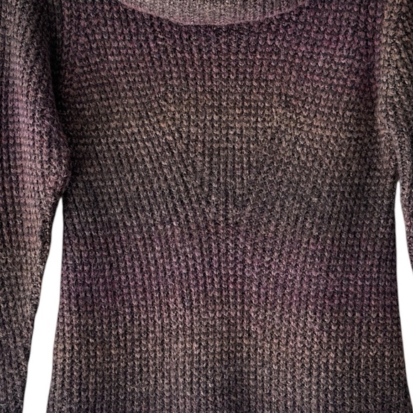 PRANA | HUNTER PLUM TUNIC SWEATER OVERSIZED TURTLENECK NECK CHUNKY KNIT | MEDIUM - Picture 5 of 9